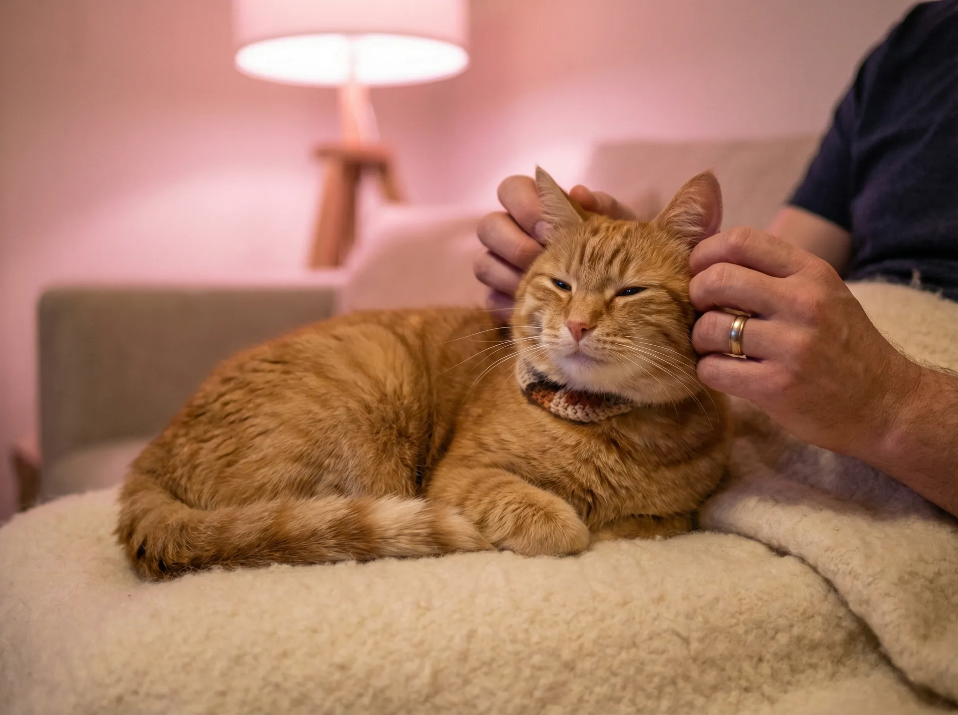 猫咪被温柔抚摸的幸福时刻 - 北京世贤研修学院